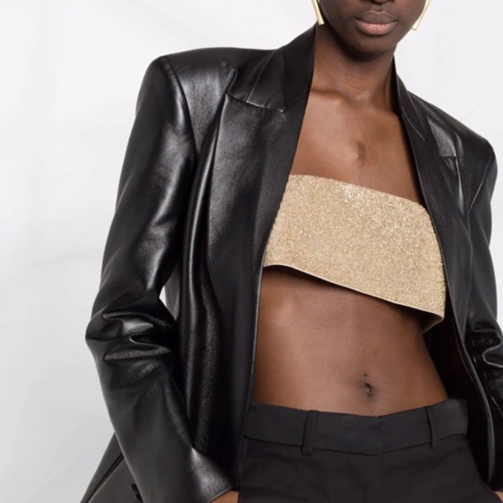 Nué Charlotte Top in Vintage Gold.
